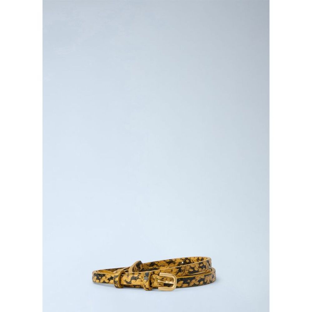 Dries Van Noten Women Patterned Leather Belt
